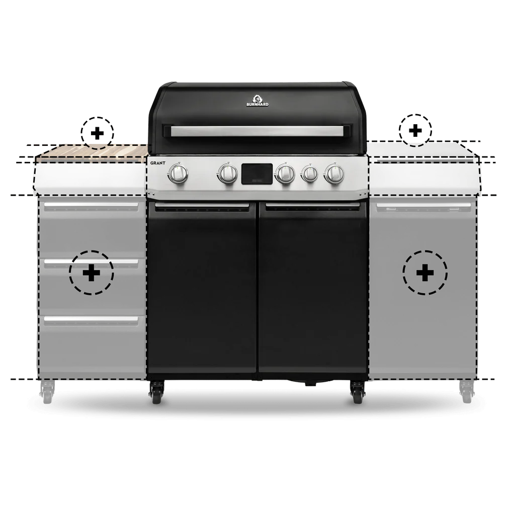GRANT Modular 4-burner gas grill