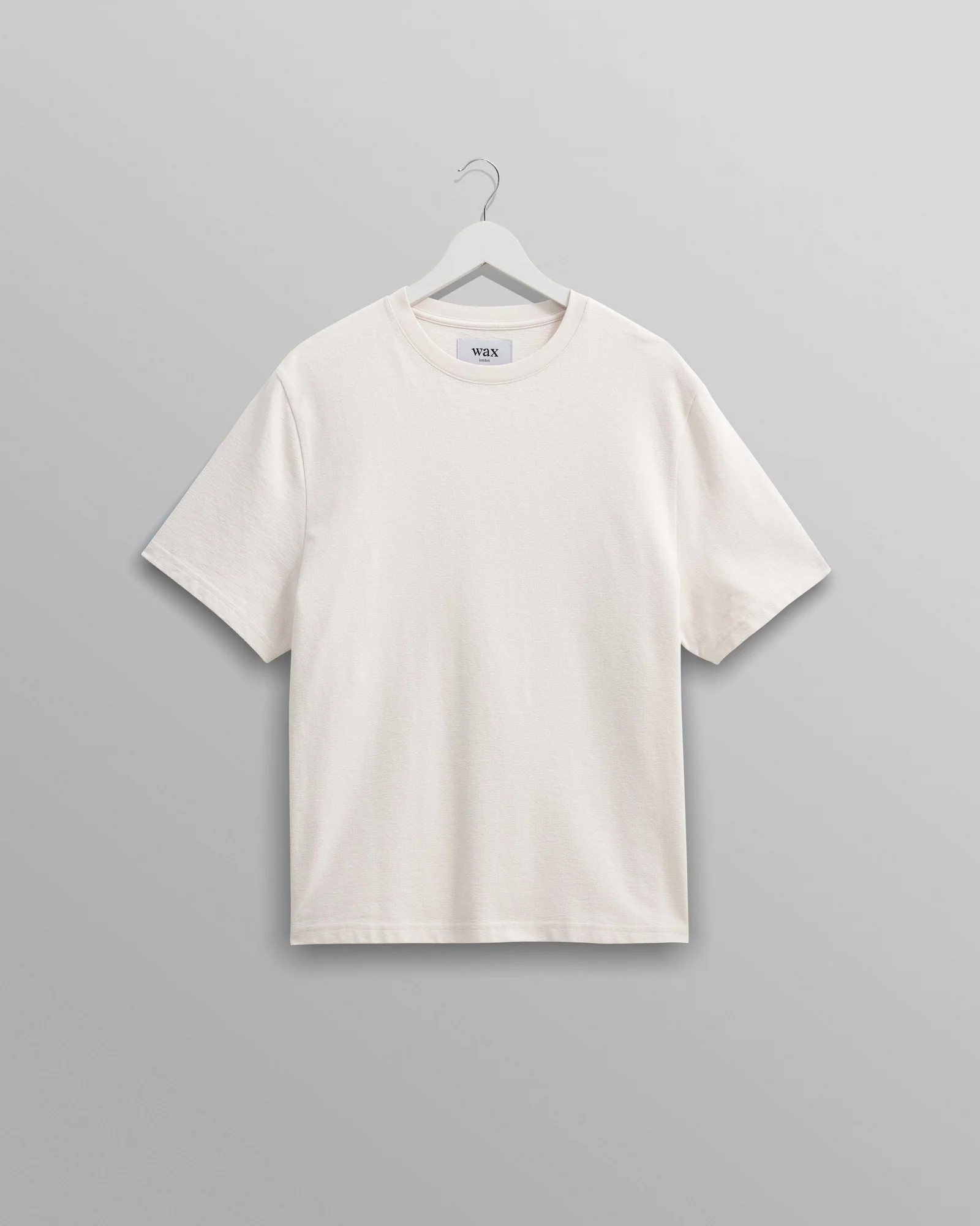Dean - Ecru Textured Organic Cotton T-Shirt