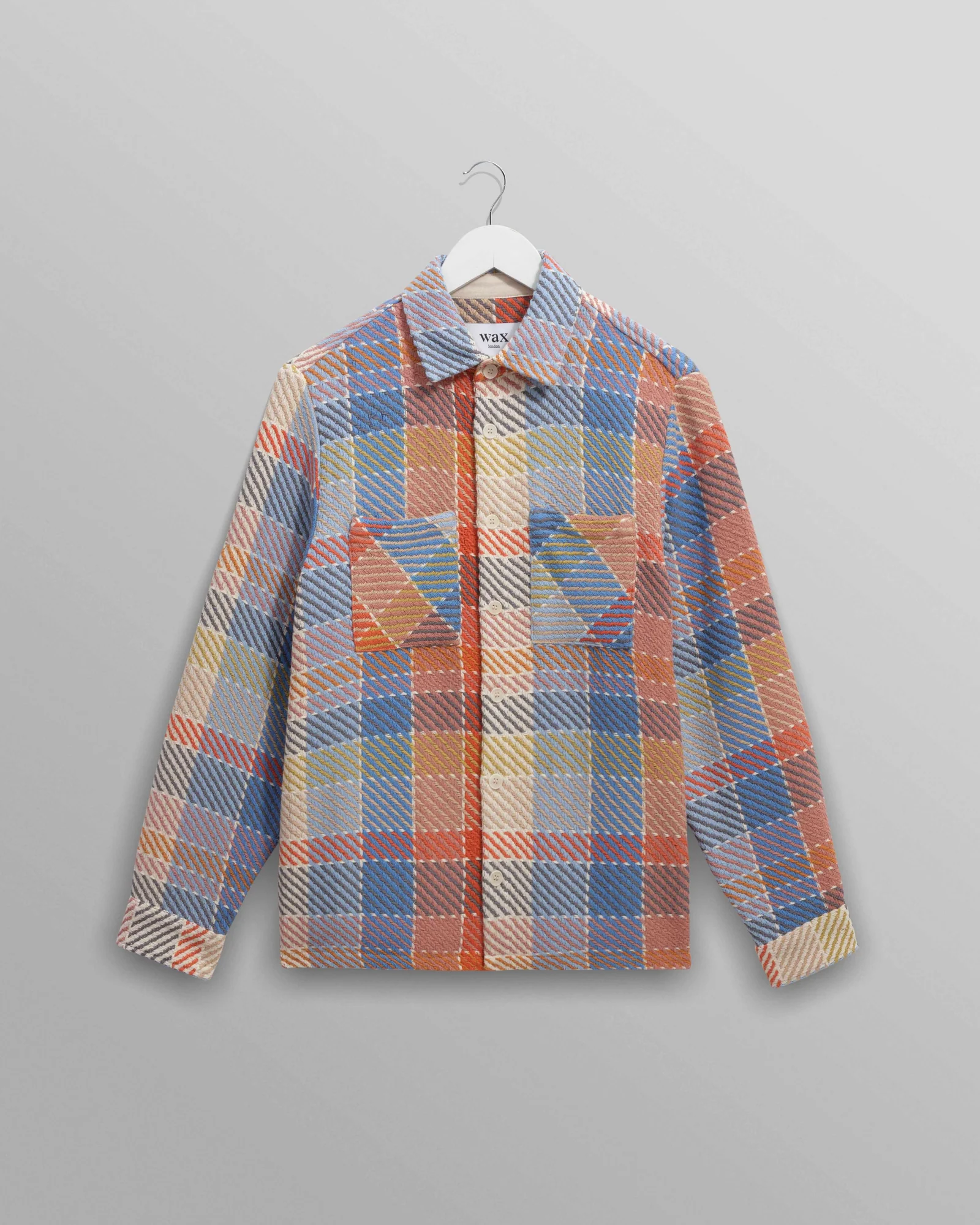 Whiting - Blue And Orange Pike Check Overshirt