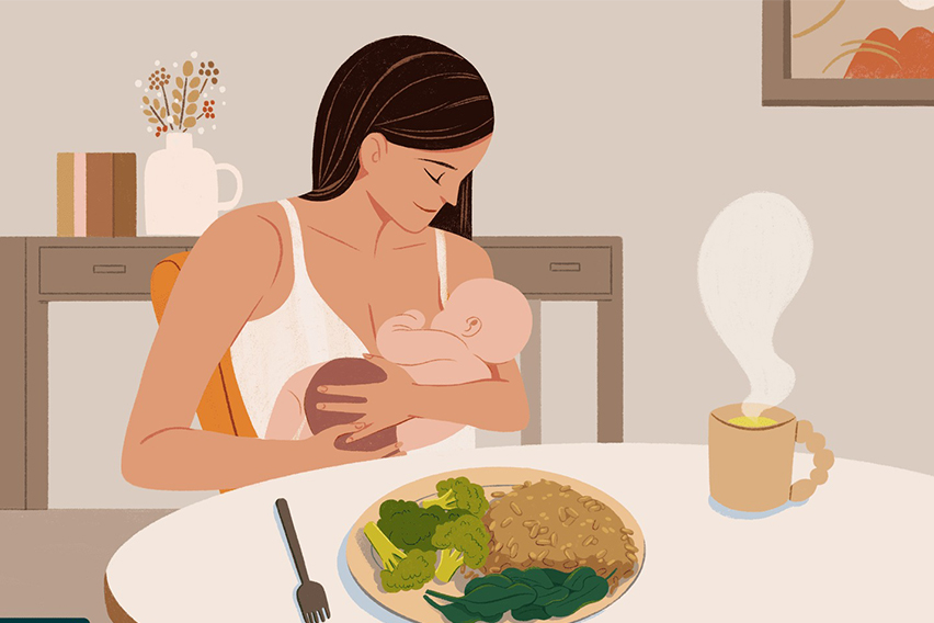 21 super foods for lactating moms.