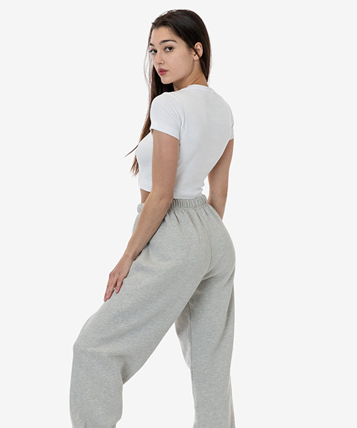 4. Cotton Fleece High Waist Sweatpants